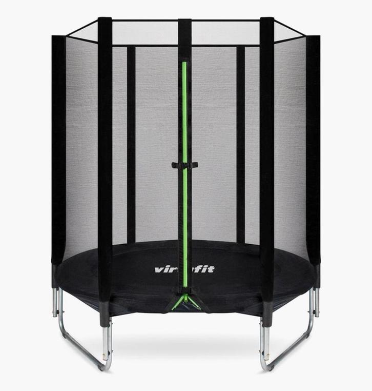 Trampoline with Safety Net – 140 cm Diameter, Kinderen en Baby's, Speelgoed | Buiten | Trampolines, Zo goed als nieuw, Ophalen of Verzenden