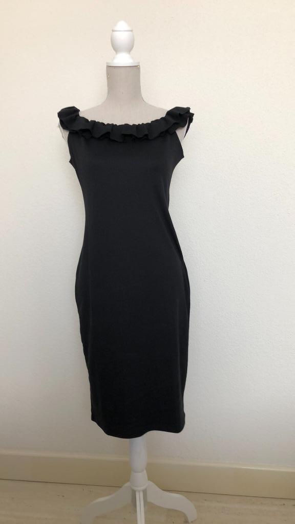 jurk Zara Maat 42 zwart NIEUW, Kleding | Dames, Jurken, Nieuw, Maat 42/44 (L), Zwart, Knielengte, Ophalen