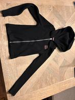 Vingino zwarte hoodie met rits maat 128, Meisje, Trui of Vest, Zo goed als nieuw, Verzenden