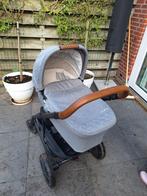 Nuna Mixx Next kinderwagen, reiswieg en autostoel Granite, Gebruikt, Combiwagen, Verstelbare duwstang, Ophalen