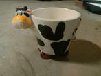Plantenpot koe, Tuin en Terras, Ophalen, Rond, Zo goed als nieuw, Aardewerk