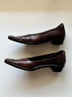 Leren Italiaanse schoenen, Schoenen met lage hakken, Bruin, Ophalen of Verzenden, Manfield