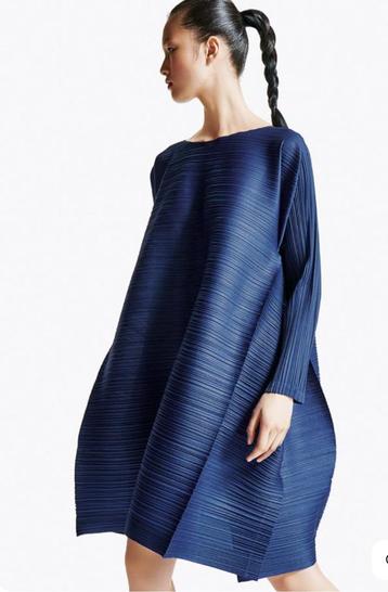Issey Miyake Pleats Please ZWARTE edgy bounce tunic dress SM beschikbaar voor biedingen
