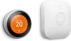 Google Nest Learning Thermostat - Slimme thermostaat - Bedra, Ntv, Nieuw, Ophalen of Verzenden, Slimme thermostaat