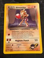 Pokemon Rocket's Hitmonchan - 11/132 - Gym Heroes, Ophalen of Verzenden, Zo goed als nieuw, Losse kaart, Foil