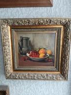 H. van Leeuwen olieverfschilderij op paneel stilleven, Antiek en Kunst, Kunst | Schilderijen | Klassiek, Ophalen