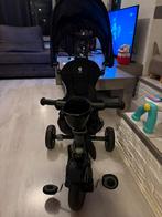 Qplay luxe Driewieler met duwstang - Zwart, Ophalen, Zo goed als nieuw, Duwstang