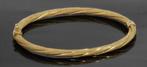 Slavenarmband 14k goud bangle fraai bewerkt dames vintage