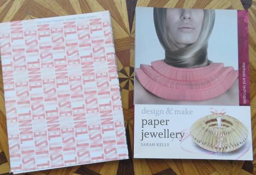 Design & Make Paper Jewellery + Papieren Sieraden, Boeken, Hobby en Vrije tijd, Zo goed als nieuw, Sieraden maken, Verzenden