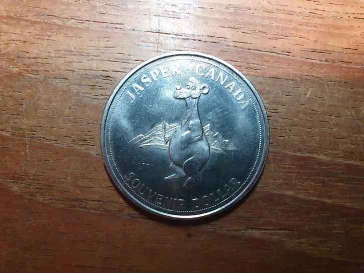 Jasper Park Dollar en Lethbridge (Alberta) Dollar, Postzegels en Munten, Munten | Amerika, Noord-Amerika, Ophalen of Verzenden
