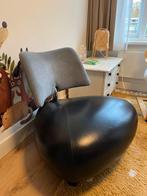Leolux Pallone fauteuil, Huis en Inrichting, Fauteuils, Ophalen, Gebruikt, 75 tot 100 cm, Leer