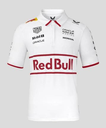 NIEUW Maat m polo Max Verstappen Japan Redbull 2025 le wit m beschikbaar voor biedingen