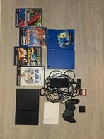 Ps2 slim games wireless controller memory card, Spelcomputers en Games, Ophalen of Verzenden, Zo goed als nieuw, Zilver, Met 1 controller