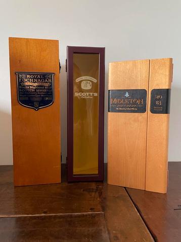 Whisky verpakking beschikbaar voor biedingen