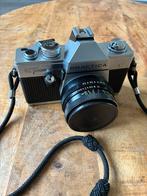 Praktica super TL1000 compleet met lenzen en accessoires, Ophalen of Verzenden, Gebruikt, Spiegelreflex, Overige Merken