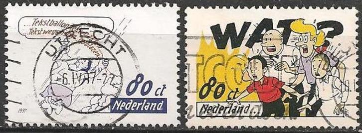 Strippost No. 1715 A - B O. ADV. no.53 H., Postzegels en Munten, Postzegels | Nederland, Gestempeld, Na 1940, Verzenden
