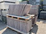 85 stuks Oud Hollandse tegels 50x50x5 Taupe, Tuin en Terras, Tegels en Klinkers, Ophalen, Nieuw, 10 m² of meer, Beton