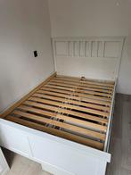 Ikea bed 140x200 meter, Huis en Inrichting, Slaapkamer | Bedden, Wit, Tweepersoons, Zo goed als nieuw, 200 cm