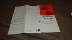 Prijslijst  BEDFORD  TK & TM  ,  1-1978, Verzenden, Gelezen