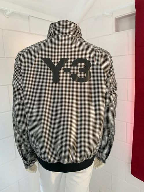 Y-3 Adidas Yohji Yamamoto jas XL zwart/wit UNIEK, Kleding | Heren, Jassen | Winter, Gedragen, Maat 56/58 (XL), Zwart, Verzenden