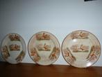 Antieke porseleinen wand borden, Ophalen of Verzenden