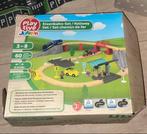 Playtive Houten Treinbaan + Speelmat, Ophalen, Zo goed als nieuw, Jongen of Meisje
