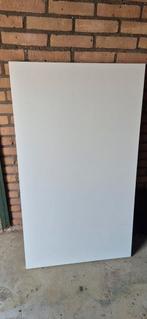 2 witte spaanplaat panelen 120x75 en 120x60, Doe-het-zelf en Verbouw, Platen en Panelen, Ophalen, Zo goed als nieuw, Overige materialen