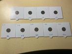 9x Halve Cent Nederland - Mooie Kwaliteit, Ophalen of Verzenden, Nederland, Munten