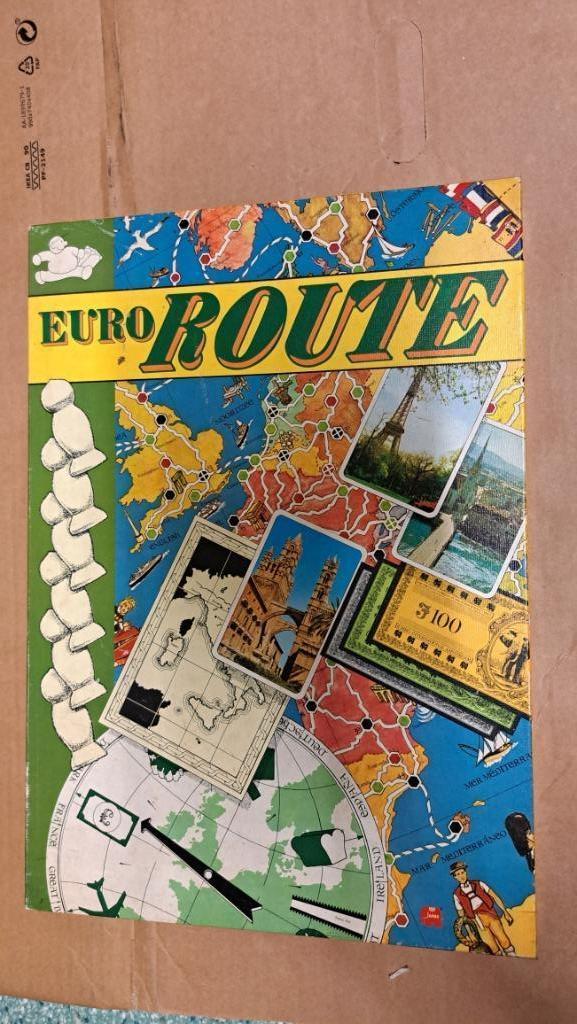 EuroRoute - Jumbo, Hobby en Vrije tijd, Gezelschapsspellen | Bordspellen, Gebruikt, Drie of vier spelers, Vijf spelers of meer