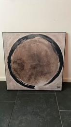 Schilderij Cirkel werk aan de muur, Antiek en Kunst, Kunst | Schilderijen | Abstract, Ophalen of Verzenden