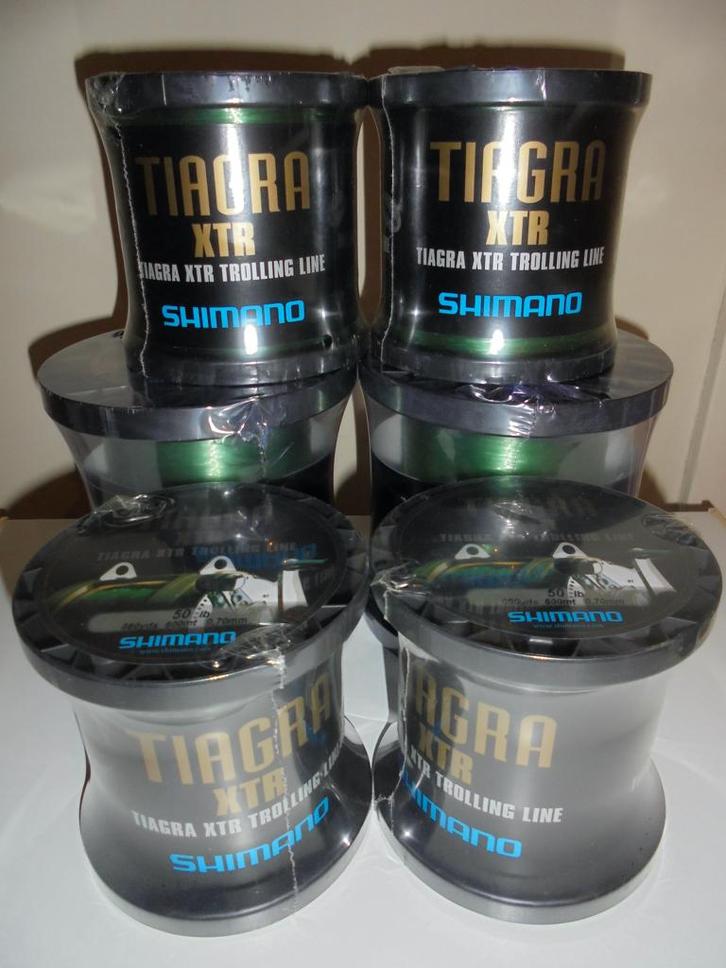 Big Game Shimano Tiagra XTR Trolling line 50Lbs Mono Lijn., Watersport en Boten, Hengelsport | Zeevissen, Nieuw, Vislijn, Ophalen of Verzenden
