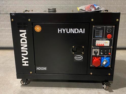 NieuwHyundai HDG96 aggregaat generator heavy duty 8,5KVA max, Doe-het-zelf en Verbouw, Aggregaten, Zo goed als nieuw, Dieselolie