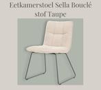 New! By-Boo Eetkamerstoel Sella Bouclé stof Taupe, Huis en Inrichting, Stoelen, Nieuw, Vijf, Zes of meer stoelen, Scandinavische