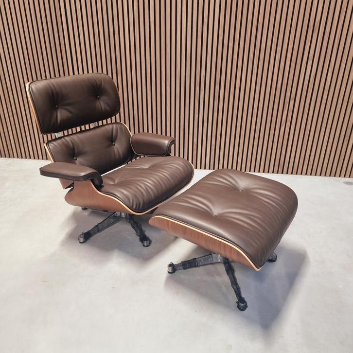 Vitra Eames lounge chair inclusief ottoman, Antiek en Kunst, Antiek | Meubels | Stoelen en Banken
