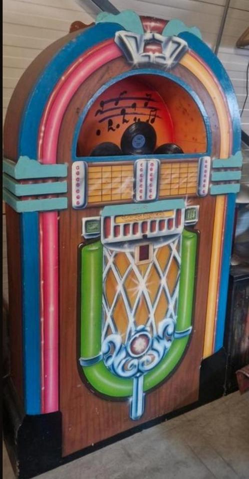 Jukebox schietkast, Hobby en Vrije tijd, Feestartikelen | Verhuur, Gebruikt, Ophalen