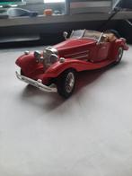 Mercedes benz 500 k roadster, Hobby en Vrije tijd, Modelauto's | 1:18, Gebruikt, Ophalen of Verzenden, Bburago