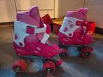 Kinder rolschaatsen roze 30-33 nijdam beschermers, Kinderen, Ophalen of Verzenden, Verstelbaar, Gebruikt