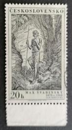 TSJECHOSLOWAKIJE - 100 jr. Max Svabinsky 1973, Verzenden, Overige landen, Gestempeld