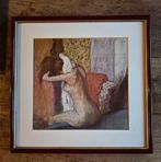 Mooie print in lijst van “Apres le bain” van Edgar Degas, Ophalen of Verzenden