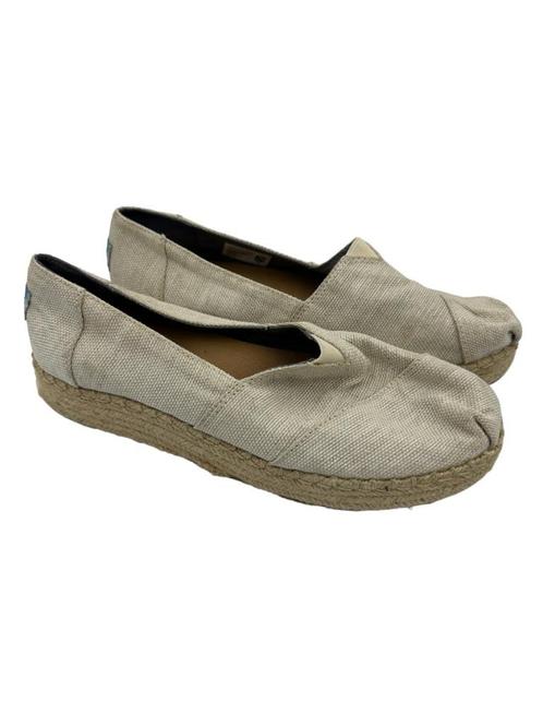 Toms platte schoenen 39, Kleding | Dames, Schoenen, Zo goed als nieuw, Instappers, Wit, Ophalen of Verzenden