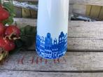 Hyacintglas Grachtenpanden Melkglas, Wit, Ophalen of Verzenden, Minder dan 50 cm, Glas