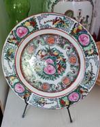 Vintage Chinees Porseleinen Famille Rose Bord., Ophalen of Verzenden
