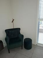 Fauteuil en bijbehorende poef, Huis en Inrichting, Fauteuils, Ophalen, Gebruikt, 75 tot 100 cm, 75 tot 100 cm
