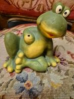 Groene Kikker Beelden - Tuindecoratie 3verschillend samen€30, Ophalen of Verzenden, Gebruikt, Steen, Dierenbeeld