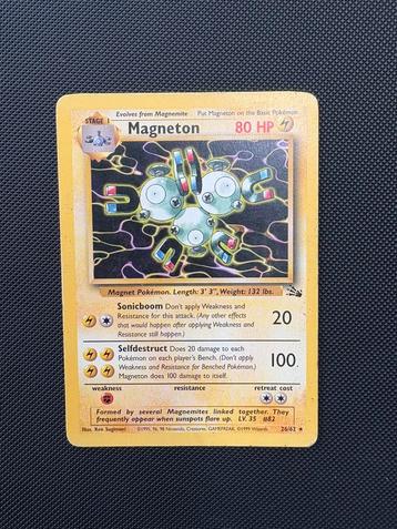 Magneton pokemon fossil set 26/62 beschikbaar voor biedingen