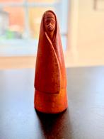 Vintage Art Deco Houten Beeldje Maria, Antiek en Kunst, Ophalen