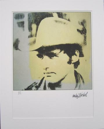 Andy Warhol(1928) Kleur Lithografie "Dennis Hopper " Ges Gen beschikbaar voor biedingen