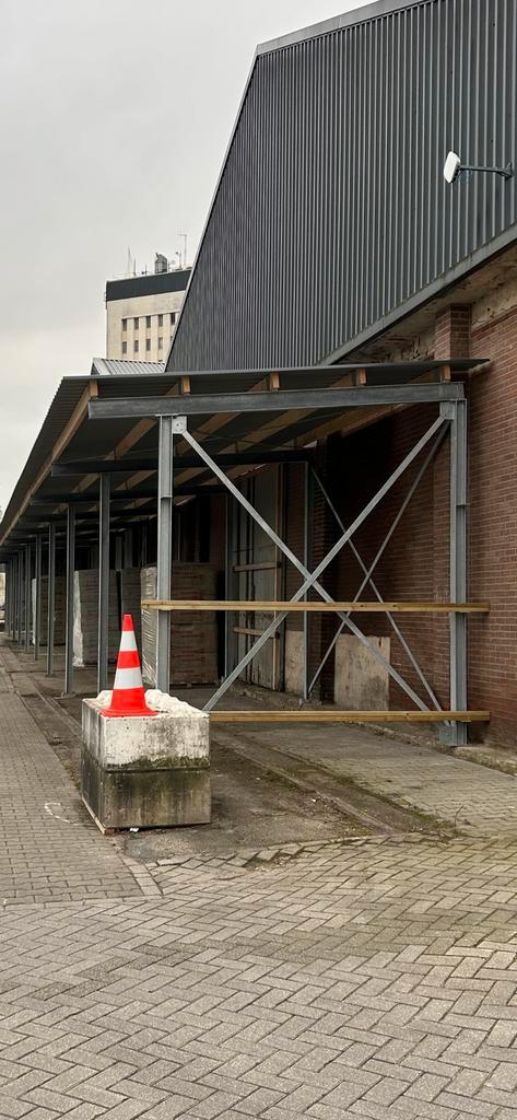 Staalconstructie berging, overkapping, Doe-het-zelf en Verbouw, Metalen, Zo goed als nieuw, Verzenden