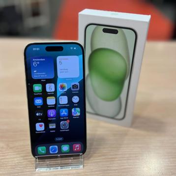 Apple iPhone 15 128GB Green als nieuw |garantie 07/2025 beschikbaar voor biedingen