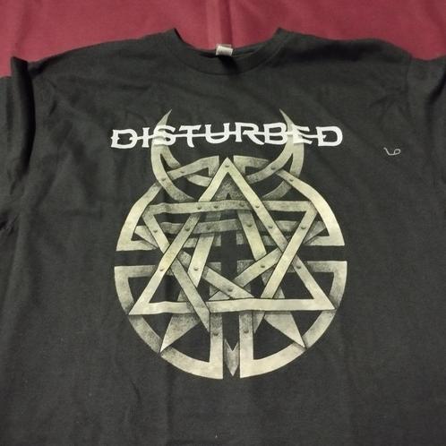 metal shirt: Disturbed- Logo..........as NEW.........w15, Kleding | Heren, T-shirts, Zo goed als nieuw, Maat 48/50 (M), Zwart